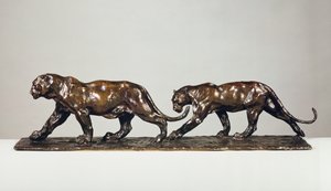 Deux Jaguars - Rembrandt Bugatti