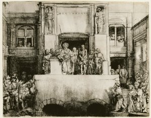 Le Christ présenté au peuple - Rembrandt van Rijn
