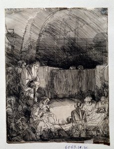 Exposition du corps du rédempteur - Rembrandt van Rijn