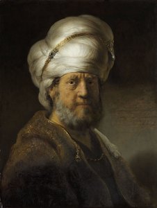 Homme en costume oriental
