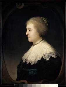 Portrait de femme (Saskia?) - Rembrandt van Rijn