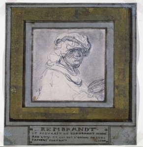 Autoportrait - Rembrandt van Rijn