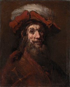 Esquisse pour Le Chevalier au faucon, connu sous le nom de "Le Croisé" - Rembrandt van Rijn