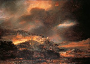 Paysage orageux, vers 1637/38