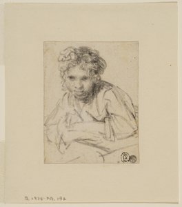 Étude pour le tableau "Une fille à une fenêtre", avant 1645 - Rembrandt van Rijn
