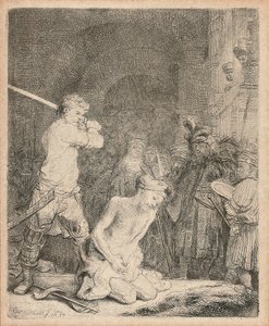 La décapitation de Jean-Baptiste, 1640 - Rembrandt van Rijn