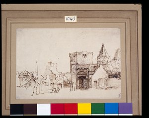 La Rijnpoort à Rhenen en Gueldre, vers 1649