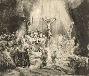 Les Trois Croix - Rembrandt van Rijn