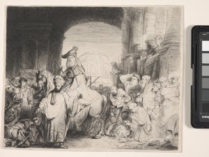 Le triomphe de Mardochée - Rembrandt Harmensz. van Rijn