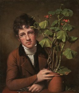 Rubens Peale avec un géranium