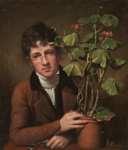 Rubens Peale avec un géranium