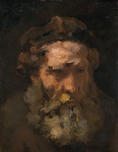 Tête de Saint Matthieu - Rembrandt Workshop