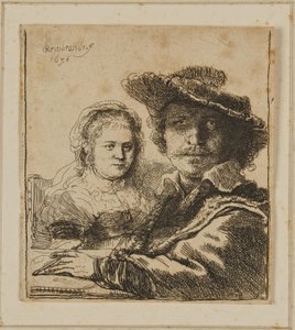 Un peintre et sa femme - Rembrandt van Rijn