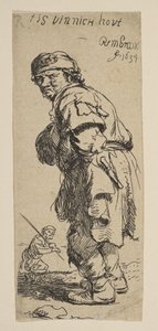 Un paysan criant : T is vinnich kout, 1634 - Rembrandt van Rijn