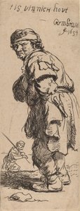 Un paysan criant : il fait un froid mordant - Rembrandt van Rijn