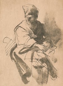 Une étude, 17ème siècle, 1906 - Rembrandt van Rijn
