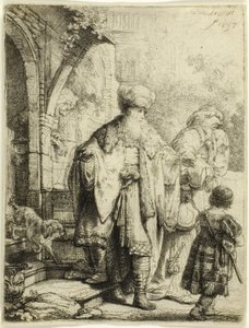 Abraham chassant Agar et Ismaël