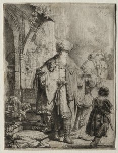Abraham chassant Agar et Ismaël