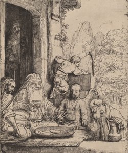 Abraham recevant les anges, 1656 - Rembrandt van Rijn