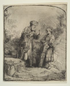Abraham et Isaac, 1645 - Rembrandt van Rijn