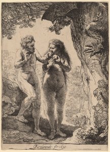 Adam et Ève - Rembrandt van Rijn