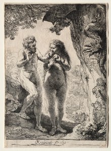Adam et Ève, 1638 - Rembrandt van Rijn