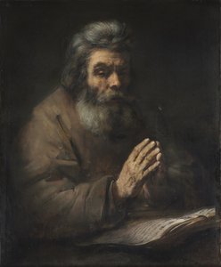 Un Vieil Homme en Prière - Rembrandt van Rijn