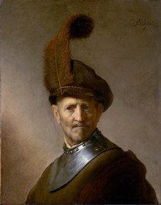 Un vieil homme en costume militaire (anciennement appelé Portrait du père de Rembrandt), vers 1630