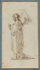 Ange debout - Rembrandt van Rijn