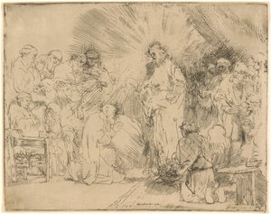 Le Christ apparaissant aux Apôtres - Rembrandt van Rijn