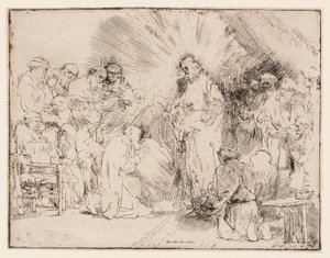 Le Christ apparaissant aux Apôtres - Rembrandt van Rijn