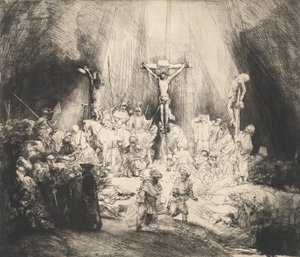 Christ crucifié entre les deux voleurs Les trois croix, 1653