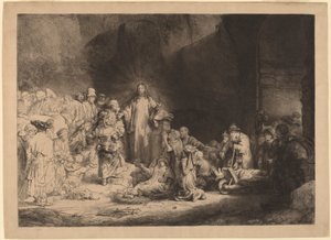 La prédication du Christ (La gravure des Cent Florins)