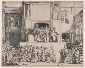 Le Christ présenté au peuple, 1655 - Rembrandt van Rijn