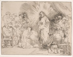 Christ apparaissant aux apôtres - Rembrandt van Rijn