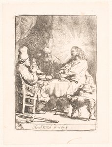Le Christ à Emmaüs : la plus petite planche