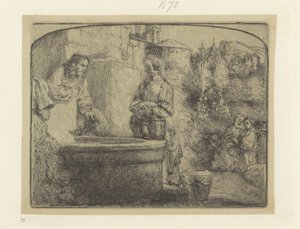 Christ et la femme samaritaine - Rembrandt van Rijn
