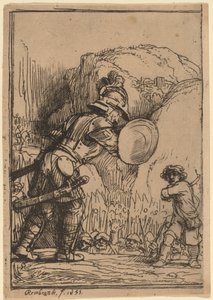 David et Goliath - Rembrandt van Rijn