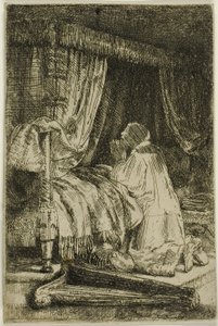 David en prière - Rembrandt van Rijn