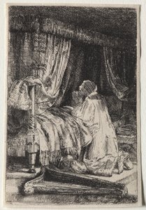 David en prière - Rembrandt van Rijn