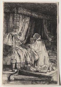 David en prière - Rembrandt van Rijn