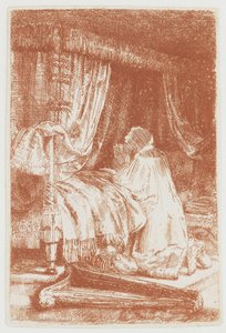 David en prière - Rembrandt van Rijn
