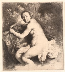 Diane au bain - Rembrandt van Rijn