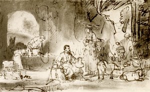 Éliézer et Rébecca au puits