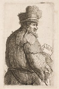 Vieil homme vu de dos