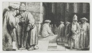 Juifs dans la synagogue