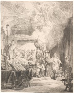 La mort de la Vierge Marie - Rembrandt van Rijn