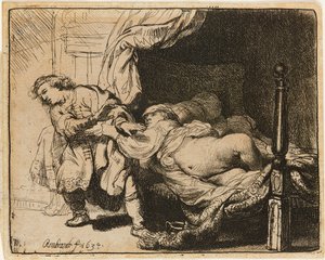 Joseph et la femme de Potiphar [Gen. 39: 7-12], 1634
