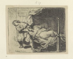 Joseph et la femme de Potiphar - Rembrandt van Rijn