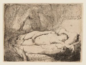 Jupiter et Antiope : Petite planche